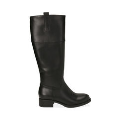 Botas negras con tacón de 4 cm, Special Price, 180621686EPNERO036, 001 preview