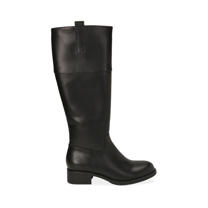 Botas negras con tacón de 4 cm, Special Price, 180621686EPNERO036