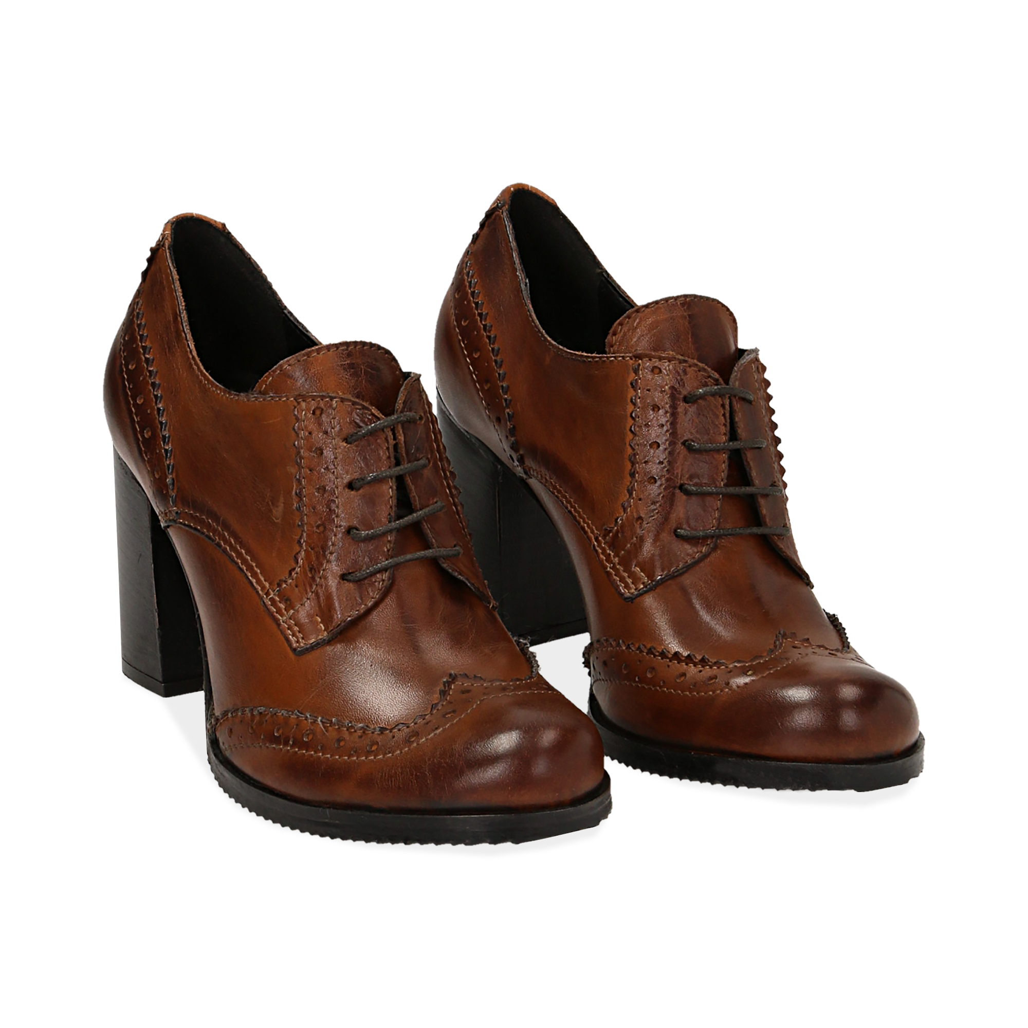 scarpe col tacco stringate