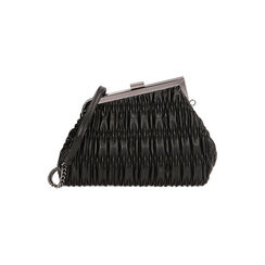 Clutch asimmetrica nera, Primadonna, 225124367EPNEROUNI, 001 preview