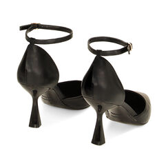 Décolleté Open Shank nere, tacco 8 cm, Primadonna, 234934819EPNERO035, 003 preview
