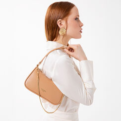 Mini sac camel avec bandouli&egrave;re amovible, Primadonna, 275130169EPCAMEUNI, 002a