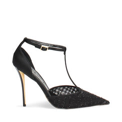 Open shank neri tacco 10,5 cm, Primadonna, 272129310TRNENE035, 001a