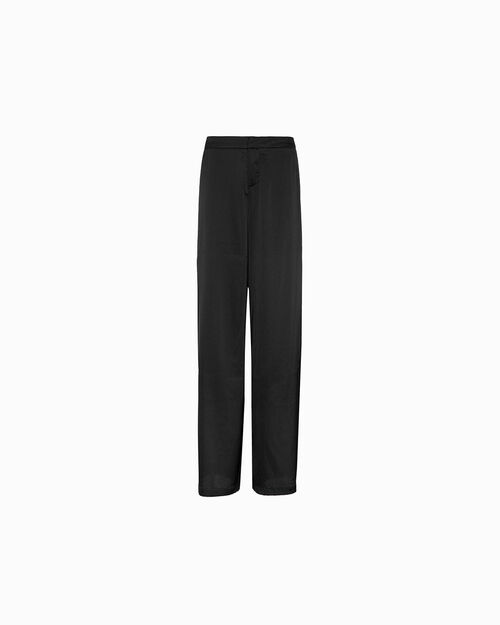 VETEMENTS PANTALON TISSU NERO, BLACK