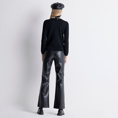 Pantaloni neri a zampa, Primadonna, 22C923006EPNEROL, 005 preview
