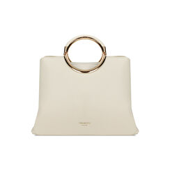 Bolso de mano crema con bandolera removible, Primadonna, 272323636EPPANNUNI, 001 preview