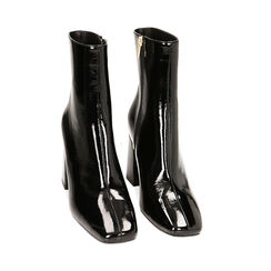 Stivaletti neri in naplak, tacco 9 cm, Primadonna, 224983811NPNERO036, 002a