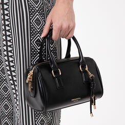 Mini bolso negro con bandolera removible, Primadonna, 275130183EPNEROUNI, 002a