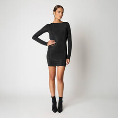 Robe noire avec détails distinctifs, Primadonna, 26C925043LYNEROL, 002a