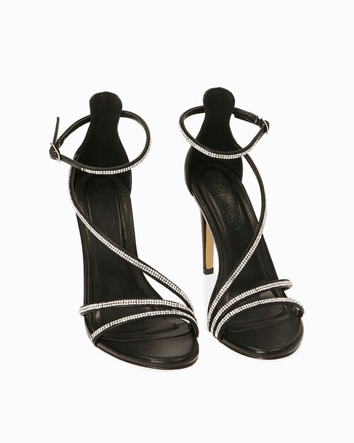 WOMEN SHOES SANDAL SYNTHETIC NERO, BLACK