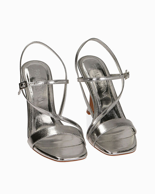 ZAPATOS SANDALIA LAMINADO ARGE, SILVER