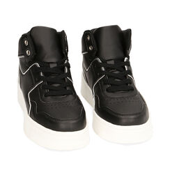 Sneakers high nere, 210152126EPNERO038, 002a