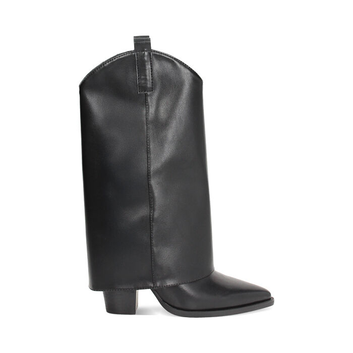 WOMEN SHOES BOOTS SYNTHETIC NERO, Zapatos, 263086341EPNERO036