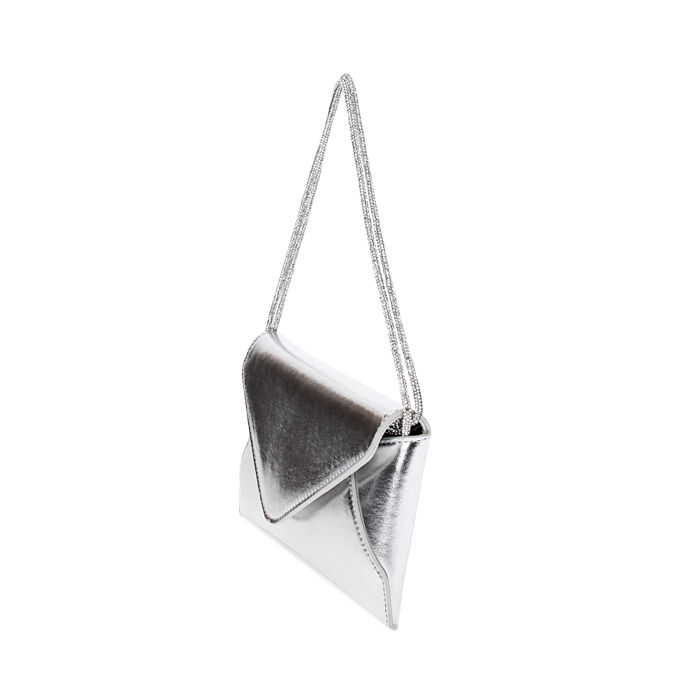 Pochette laminata argento Primadonna Collection