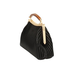 Mini sac noir pour femme avec bandouli&egrave;re, Primadonna, 265125522EPNEROUNI, 004 preview