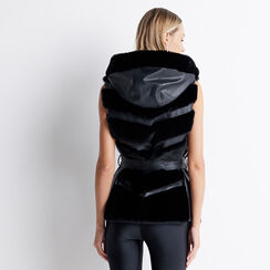 CLOTHING FUR JACKET FUR NERO, Primadonna, 226500221FUNEROL, 002a