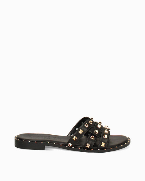 ZAPATOS FLAT SINTETICO NERO, BLACK