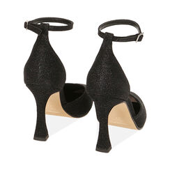 Décolleté nere glitter, tacco 9,5cm , Special Price, 18L412651GLNERO037, 004 preview
