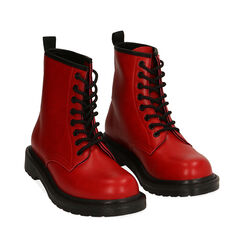bottes militaires rouges, Primadonna, 202801501EPROSS035, 002a