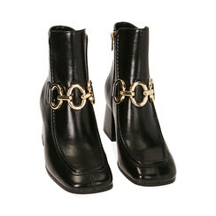 Ankle boots neri, tacco 6,5 cm , Primadonna, 20L440033EPNERO035, 002 preview
