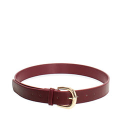Cintura bordeaux in materiale sintetico, Primadonna, 26B413701EPBORDUNI, 001a