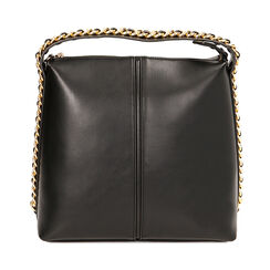 Borsa a mano nera chain, Primadonna, 225125218EPNEROUNI, 003 preview