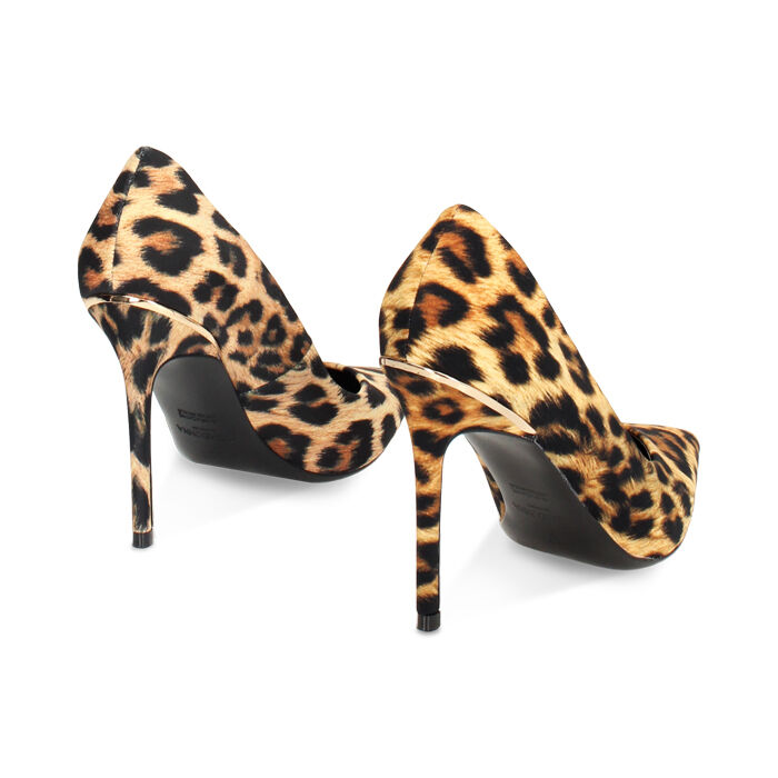 Decollete leopardate in lycra tacco 10 5 cm Primadonna Collection