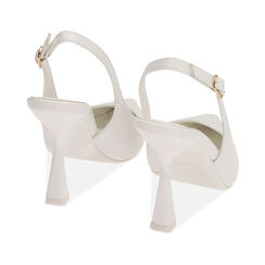 Décolleté bianche, tacco 9,5 cm, Primadonna, 214912911EPBIAN037, 003 preview