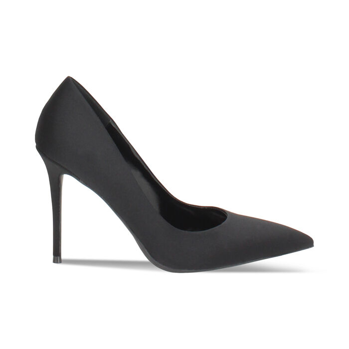 Escarpins noirs avec talon de 10 cm, Primadonna, 262130616LYNERO035