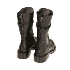 Anfibi neri in pelle, Primadonna, 205317427PENERO035, 003 preview