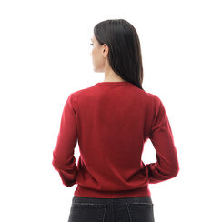 Camiseta burdeos de tejido, Special Price, 24U423765TSBORDL, 002a
