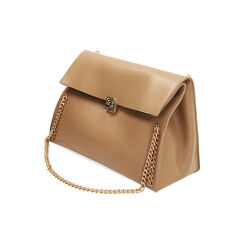 Borsa a spalla beige chain, Primadonna, 225125213EPBEIGUNI, 002 preview