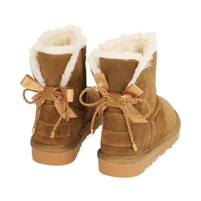 Botines para mujer de ante camel | Primadonna Collection
