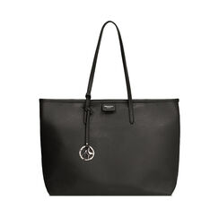 Borsa a spalla nera con dettagli eleganti, Primadonna, 265705555EPNEROUNI, 001a
