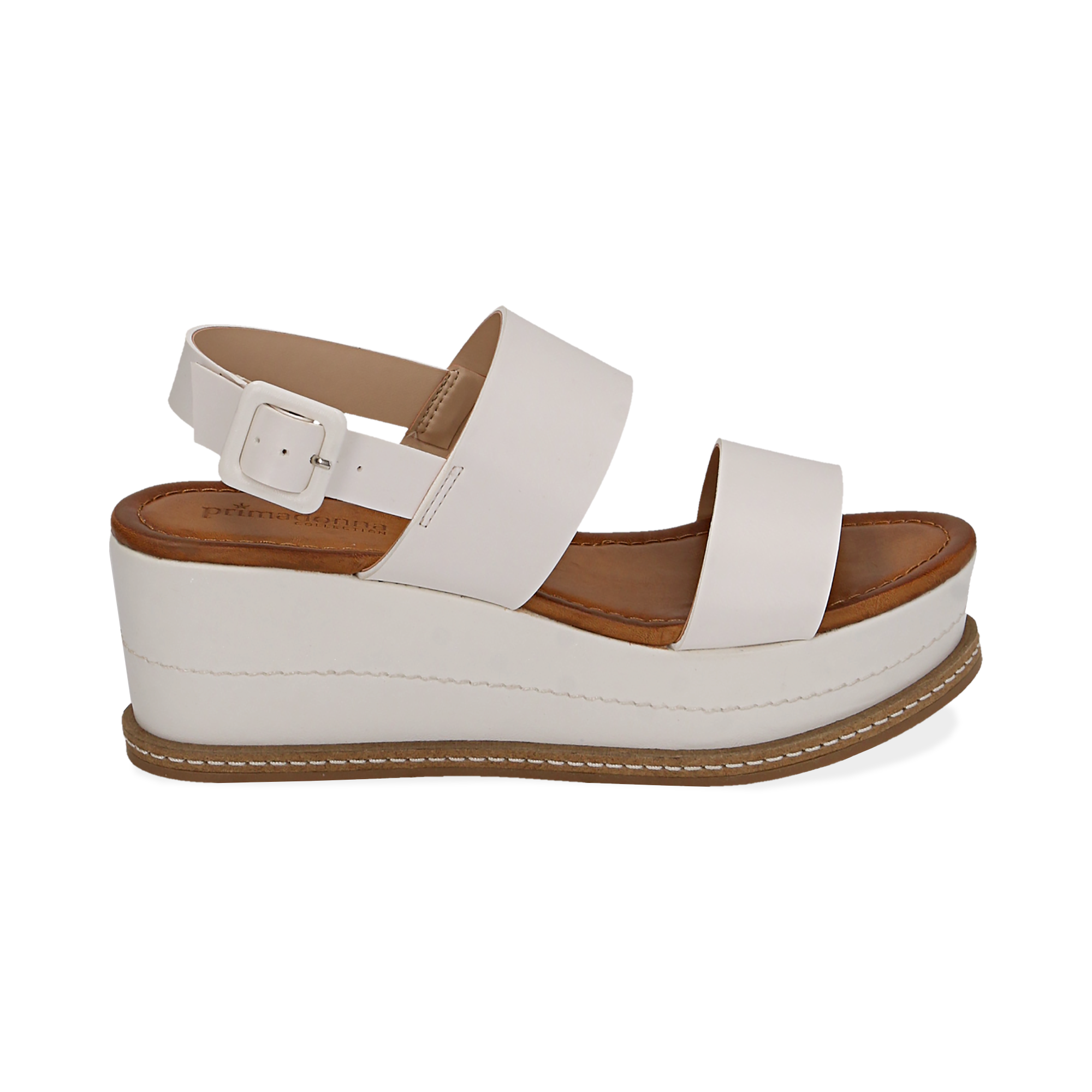 Sandali bianchi zeppa best sale