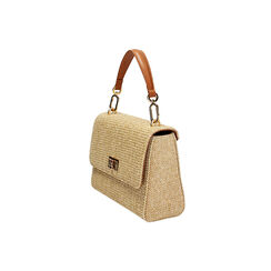 Mini bag donna beige in raffia, Primadonna, 255125664RFBEIGUNI, 003 preview