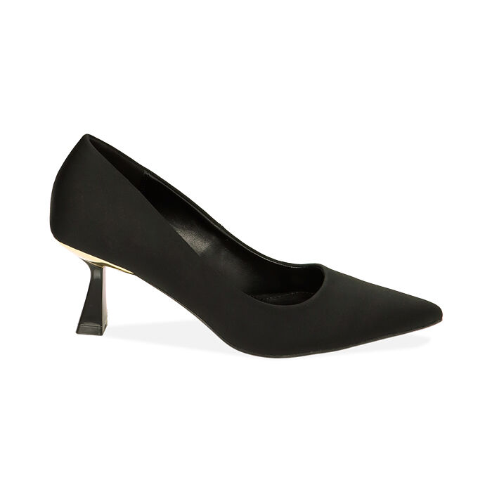 Decolte nere outlet tacco 7