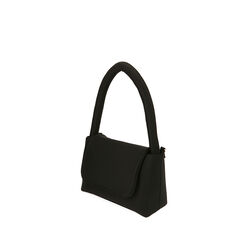 Mini bag a mano nera in lycra, Special Price, 205124495LYNEROUNI, 002a