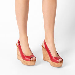 Cuñas de mujer rojas, Primadonna, 254907982EPROSS035, 002a