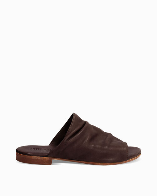 Sandali bassi testa di moro in pelle, DK BROWN