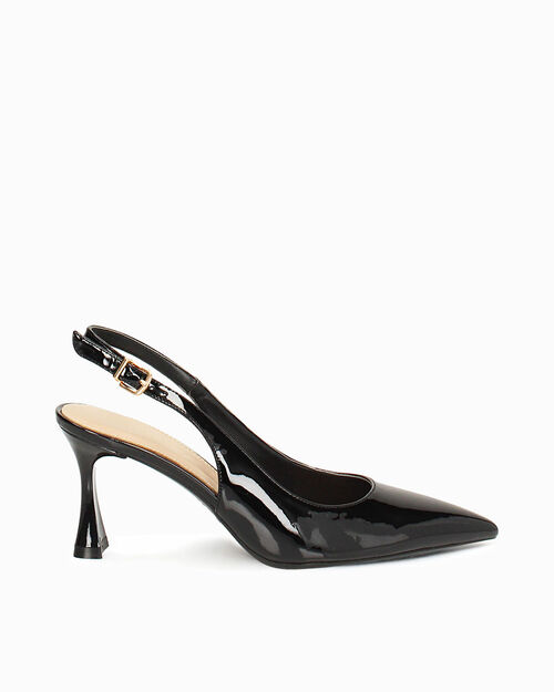 ZAPATOS CHANEL SINTETICO CHAROL NERO, BLACK