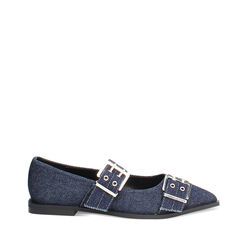 Bailarina vaquero con suela de goma, Primadonna, 264968601TSJEAN035, 001a