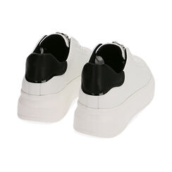 Sneakers nere, suola 4,5 cm , Primadonna, 202806632EPBIAN035, 003 preview