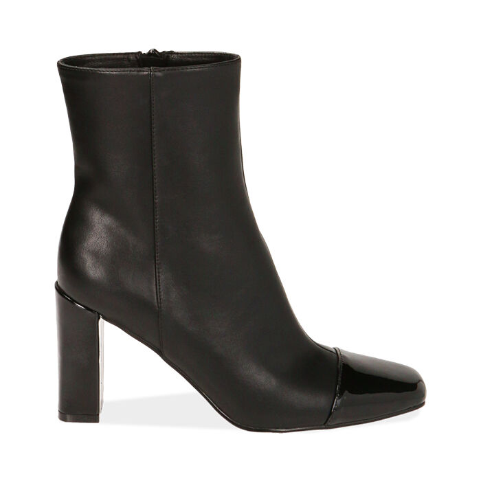 Botines para mujer negros, tacón 8,5 cm | Primadonna Collection