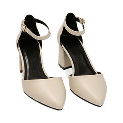 Décolleté beige, tacòn 6 cm, Primadonna, 224942231EPPANN035, 002 preview