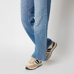 Zapatillas deportivas beige de mujer con suela de poliuretano, Primadonna, 26P621205FUBEIG036, 002 preview