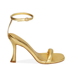 Sandali oro, tacco 10 cm , Primadonna, 192110702LMOROG036, 001a