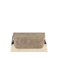 Pochette femme or miroir avec pierres, Primadonna, 255102426SROROGUNI, 001a