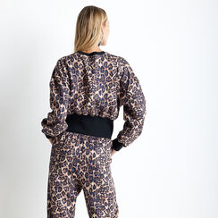 Felpa leopard in micorfibra, Primadonna, 22C910006MFLEOPM, 002 preview