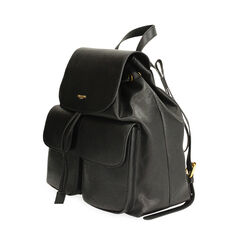 Zaino nero con tre tasche, Primadonna, 26F501769EPNEROUNI, 003 preview